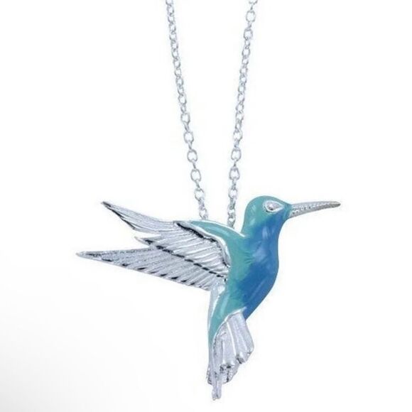 Jewelry - Hummingbird Necklaces Blue Color Bird